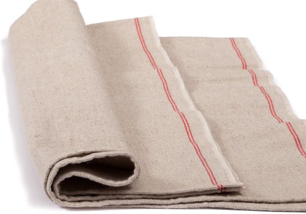 Saint Germain Bakery Premium Professional Bakers Extra Large Couche 35"x26" from France - Heavy Duty Proofing Cloth 100% Natural Flax Linen - Image 2